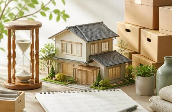 実家じまいをスムーズに進めるために、最適な期間とサポートをご提供します